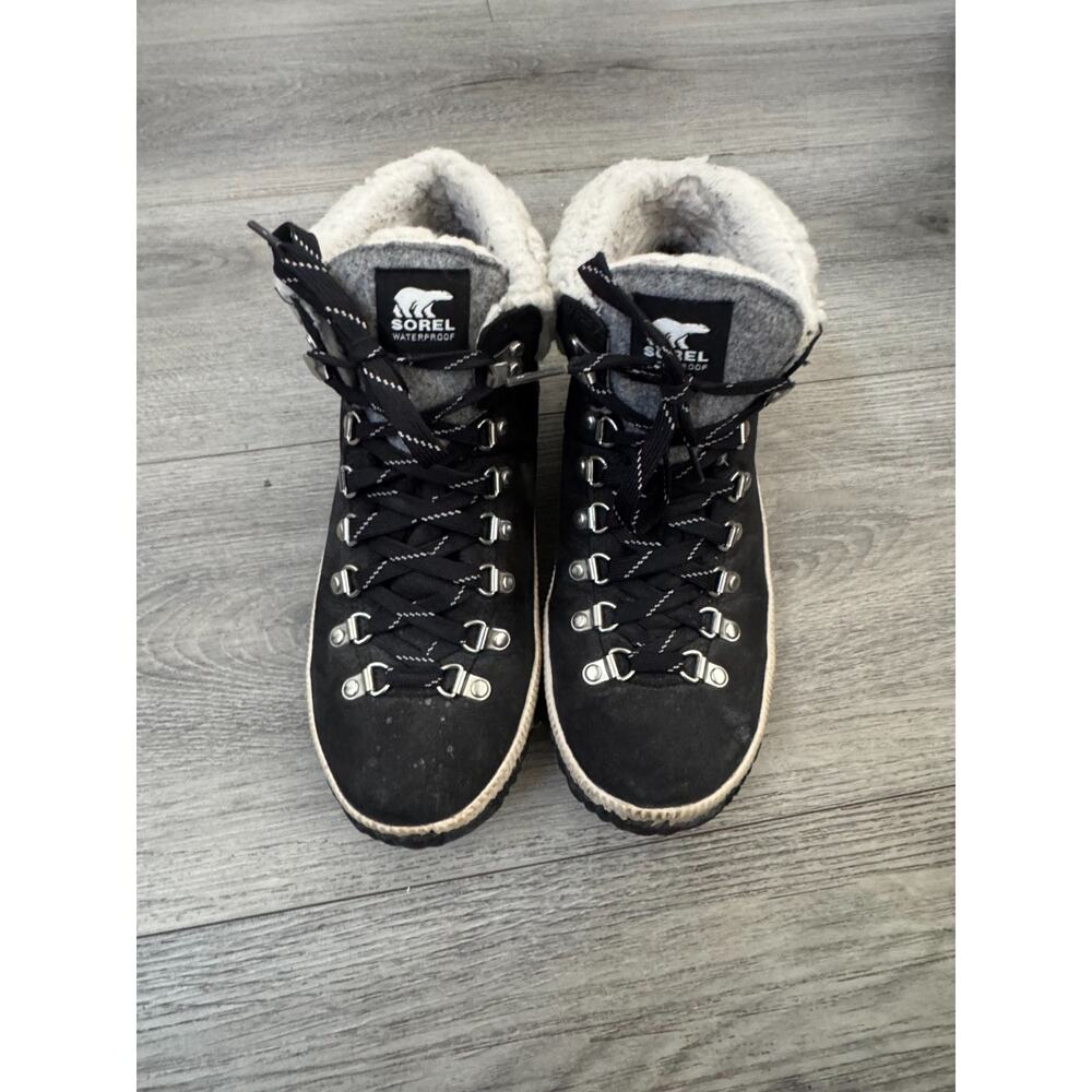 Sorel Women Waterproof Black Boots Pre Owned 10